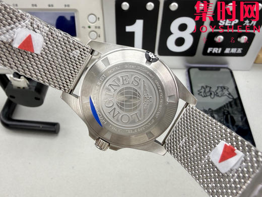 CR浪琴新款第三代康卡斯系列42mm 灰色圈口 黑色盘 米兰钢带款 男士腕表 表径42mm 商品图8