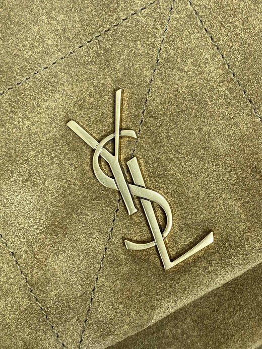 秋冬特惠💰1250 原单YSL圣罗兰 金叶色YSL 麂皮JAMlE 新款秋冬配色 棕色系列763475 商品图6