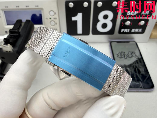 CR浪琴新款第三代康卡斯系列42mm 灰色圈口 黑色盘 米兰钢带款 男士腕表 表径42mm 商品图7