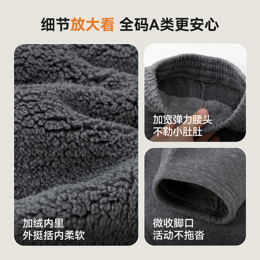 【80-130】嘟嘟家男童裤子冬季儿童长裤加绒弯刀裤女童休闲裤宝宝冬装运动裤T6DKZ094★ 商品图4