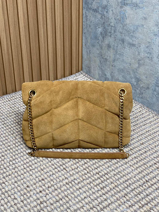 秋冬特惠💰1180 原单YSL圣罗兰 Saint Laurent Paris 新款麂皮配牛皮577475 可双折后单肩 商品图1