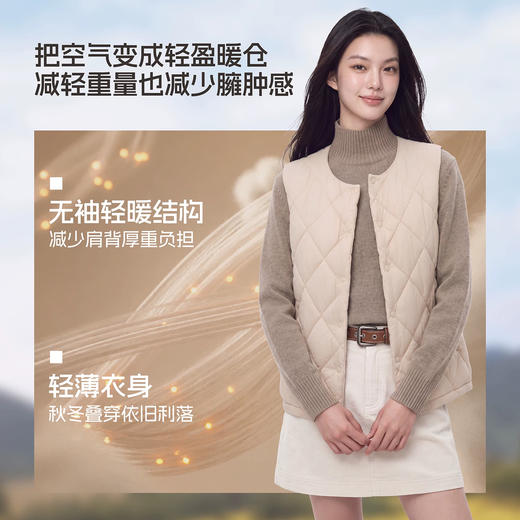 热卖中！浪莎两面穿轻暖气绒羊毛外套/马甲 男女同款（防泼水防风防污！一衣两穿，AB面双风格切换）下单 3-5 天内发货！ 商品图8