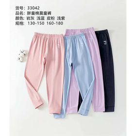 万喜鹿加肥棉莫儿童秋裤（160-180）33042-3（下单请备注颜色尺码）