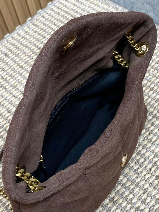 秋冬特惠💰1180 原单YSL圣罗兰 Saint Laurent Paris 磨砂反绒皮577475 可双折后单肩 商品图7