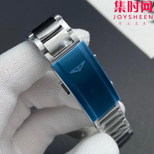 CR浪琴新款第三代康卡斯系列42mm 蓝色盘 钢带款 男士腕表 表径42mm 商品图6