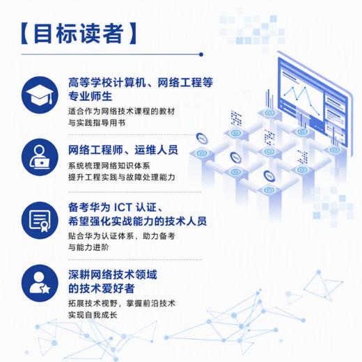 计算机网络技术与实践 华为ICT数通教程 华为案例实战演练 配套eNSP 仿真实验与Wireshark抓包分析 详解OSI与TCP/IP协议 商品图4