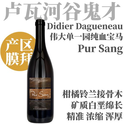 【饱满深邃精准有力·卢瓦河谷不世出长相思“纯血宝马”】2023 迪尔达格纳古堡普桑干白 Domaine Didier Dagueneau, Pur Sang 商品图0