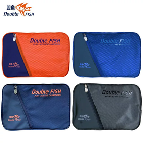 Doublefish双鱼乒乓球包乒乓球拍套包收纳包球拍专用拍套J10防水耐磨拍套4色可选