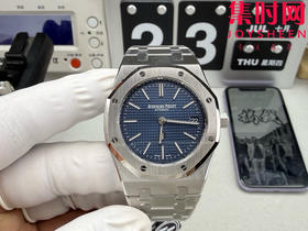 ZF爱彼皇家橡树"Jumbo"超薄16202系列 蓝色盘 男士腕表 表径39mm 小手腕福音 精简两针设计