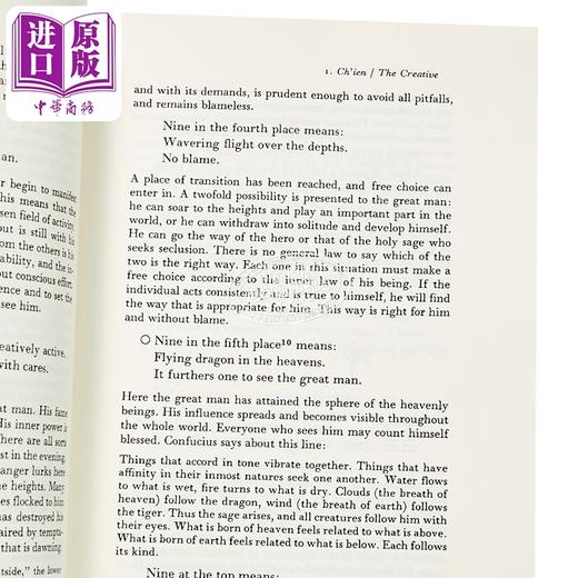 【中商原版】易经 汉学权威学者Wilhelm 卫礼贤 与Baynes译本 波林根系列 平装 The I Ching Gustav Jung 商品图2