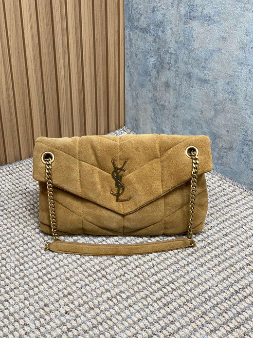 秋冬特惠💰1180 原单YSL圣罗兰 Saint Laurent Paris 新款麂皮配牛皮577475 可双折后单肩 商品图0
