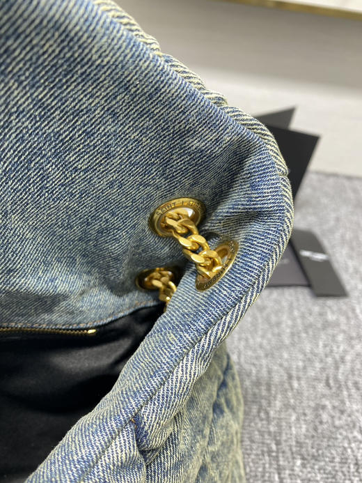 秋冬特惠💰1100 原单YSL圣罗兰 Loulou puffer 牛仔系列577475 颜值很高，怎么搭配都好看 商品图6