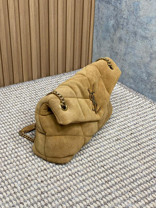 秋冬特惠💰1180 原单YSL圣罗兰 Saint Laurent Paris 新款麂皮配牛皮577475 可双折后单肩 商品图3