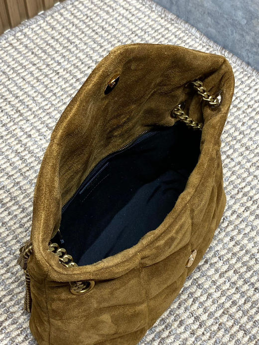 秋冬特惠💰1180 原单YSL圣罗兰 Saint Laurent Paris 磨砂反绒皮577475 可双折后单肩 商品图7