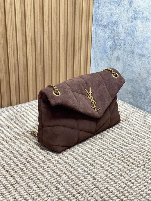 秋冬特惠💰1180 原单YSL圣罗兰 Saint Laurent Paris 磨砂反绒皮577475 可双折后单肩 商品图3
