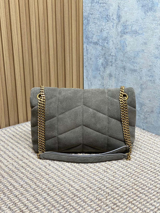 秋冬特惠💰1180 原单圣罗兰YSL 麝香绿 Saint Laurent Paris 磨砂反绒皮577475 可双折后单肩 商品图2