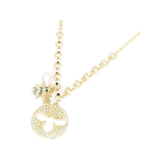 【香港直邮】SWAROVSKI项链 施华洛世奇时尚可爱小蜜蜂吊坠项链 锁骨链5365641 商品图1