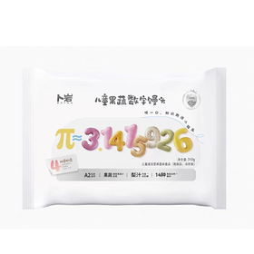 卜岩310g儿童果蔬数字馒头