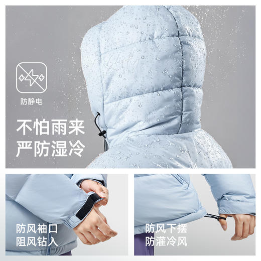 企鹅热能羽绒服男女2026冬季节新款情侣加厚保暖户外短款面包服  M34CR07725A 商品图3