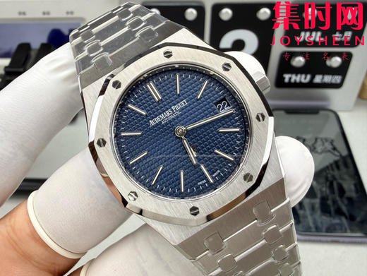 ZF爱彼皇家橡树"Jumbo"超薄16202系列 蓝色盘 男士腕表 表径39mm 小手腕福音 精简两针设计 商品图2