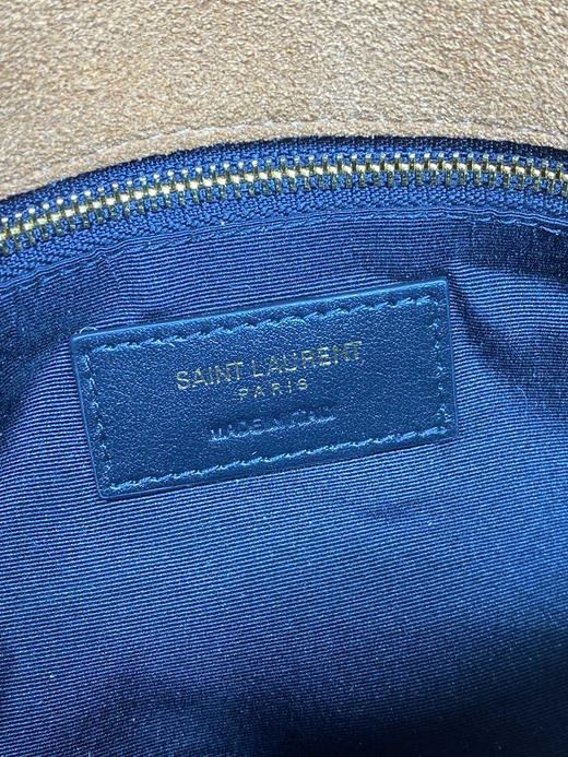 秋冬特惠💰1180 原单YSL圣罗兰 Saint Laurent Paris 新款麂皮配牛皮577475 可双折后单肩 商品图8