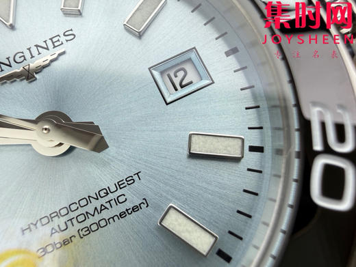 CR浪琴新款第三代康卡斯系列42mm 冰蓝面 米兰钢带款 男士腕表 表径42mm 商品图4