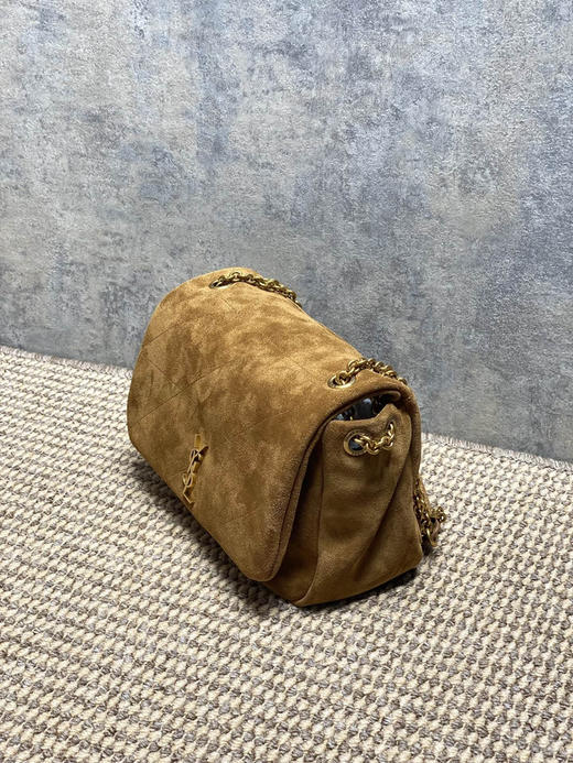 秋冬特惠💰1250 原单YSL圣罗兰 焦糖色YSL 麂皮JAMlE 新款秋冬配色 棕色系列763475 商品图2