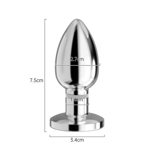 【爆品】谜姬 金属震动肛塞后庭开发sm后庭拉珠助爱肛塞情趣女用品神器电动肛塞遥控肛塞 商品图8