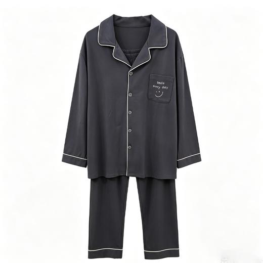 衣号目标超爽棉净色男士长袖长裤睡衣套装1925（XL-3XL）（下单请备注尺码） 商品图0