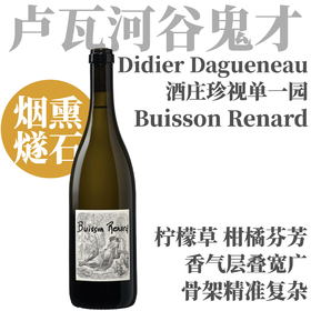 【仅4支·骨架精准酒庄偏爱单一园“酒醉狐狸”】2023 达格诺酒庄狐狸干白  Domaine Didier Dagueneau, Buisson Renard