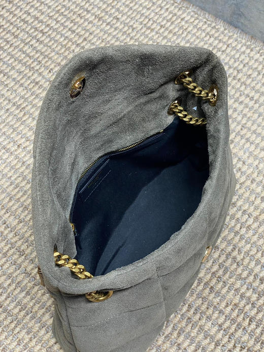 秋冬特惠💰1180 原单圣罗兰YSL 麝香绿 Saint Laurent Paris 磨砂反绒皮577475 可双折后单肩 商品图7