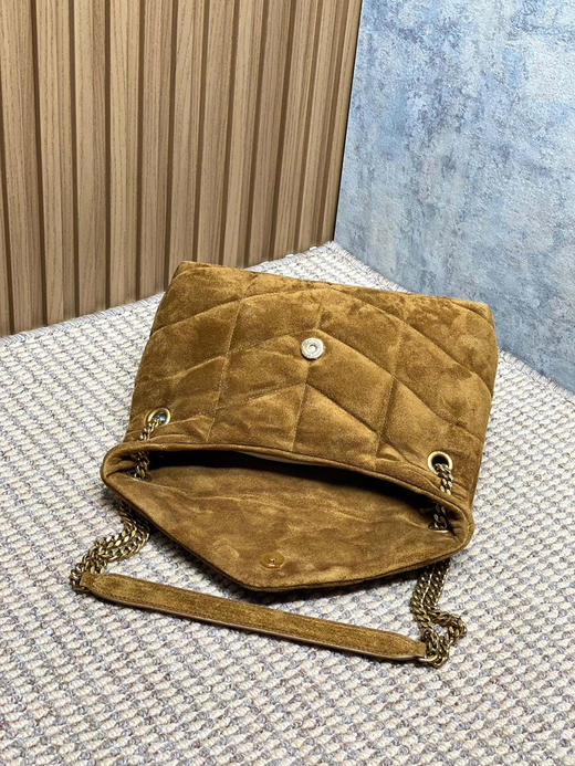 秋冬特惠💰1180 原单YSL圣罗兰 Saint Laurent Paris 磨砂反绒皮577475 可双折后单肩 商品图6