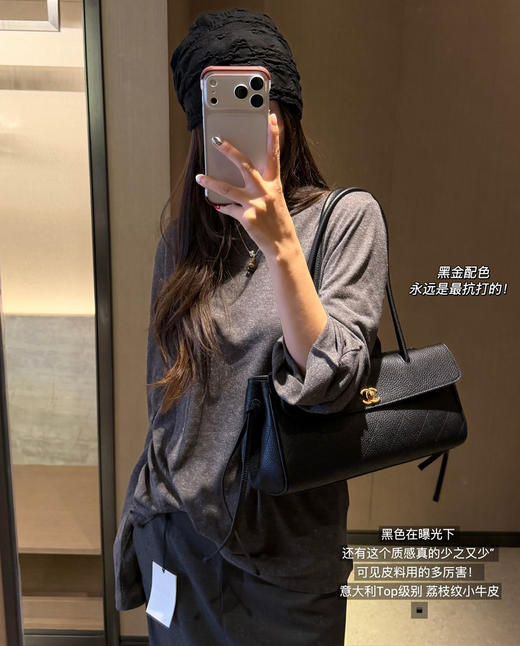 意大利原皮香奶奶26s法棍包 商品图14