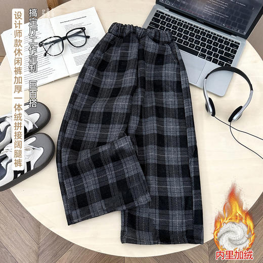 🔥一条过冬！加绒加厚只要 39.9💰女童秋冬季装洋气阔腿裤2026新款儿童甜美可爱宽松蕾丝花边长裤聚★为爱严选 商品图6
