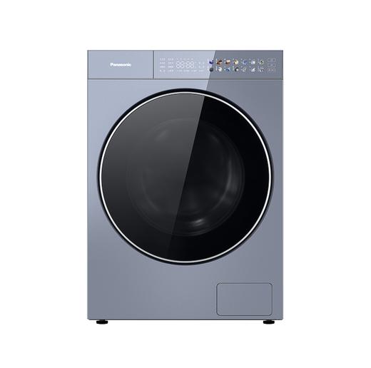 松下 洗衣机 XQG100-VA168 前开式滚筒洗衣机 钛晶灰 10公斤 纤境系列 一级能效 LED触控显示屏 不锈钢内筒 变频BLDC电机 上排水 电脑控制 1500转/分钟 洗净比1.35 商品图0