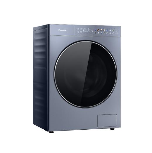 松下 洗衣机 XQG100-VA168 前开式滚筒洗衣机 钛晶灰 10公斤 纤境系列 一级能效 LED触控显示屏 不锈钢内筒 变频BLDC电机 上排水 电脑控制 1500转/分钟 洗净比1.35 商品图3