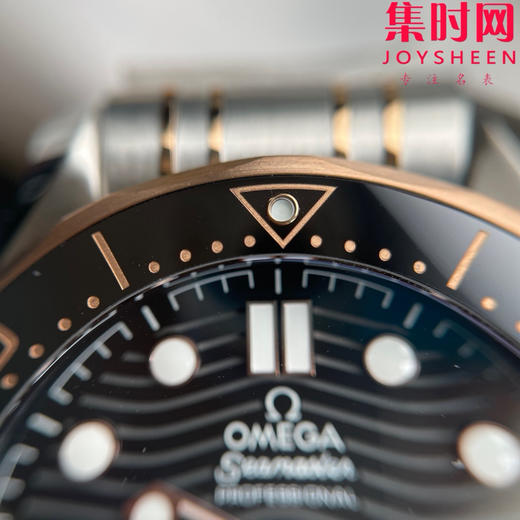 无卡度版本 OR欧米茄海马300米系列 间玫金黑海马 8800无卡度一体机 男士腕表 表径42mm 商品图6