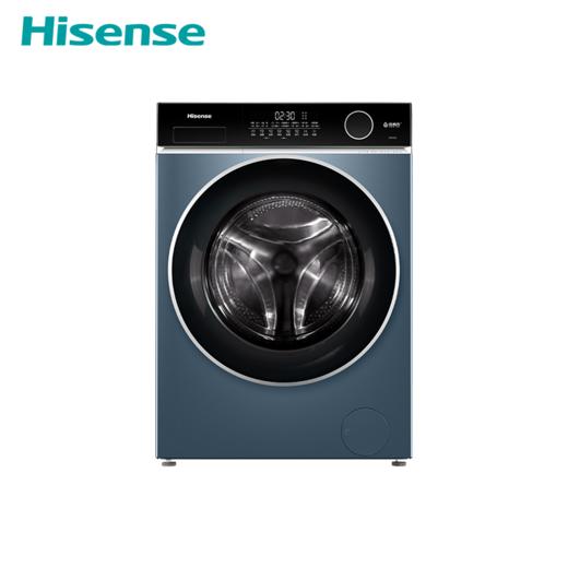 海信 洗衣机 WD100I2 花青黛 洗烘前开式滚筒洗衣机 10公斤 一级能效 LED0数码显示屏 不锈钢内筒 直驱变频 上排水 电脑控制 全自动 单进水 洗净比1.21 商品图0