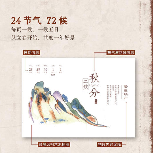 预售，预计11末发货 万象敦煌（2027年敦煌壁画日历） 商品图2