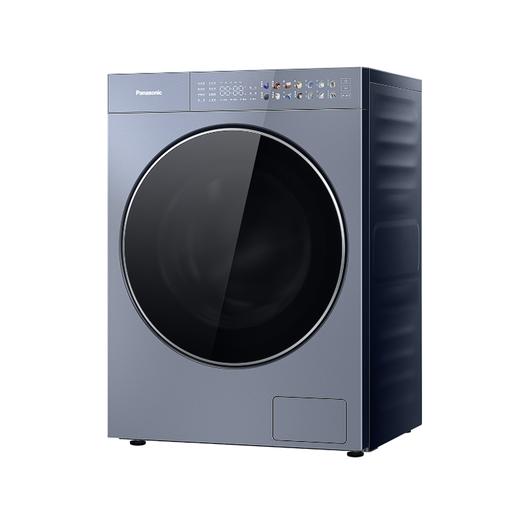 松下 洗衣机 XQG100-VA168 前开式滚筒洗衣机 钛晶灰 10公斤 纤境系列 一级能效 LED触控显示屏 不锈钢内筒 变频BLDC电机 上排水 电脑控制 1500转/分钟 洗净比1.35 商品图2