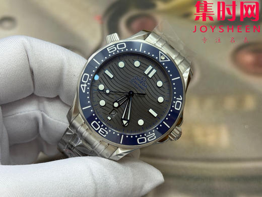 无卡度版本 OR欧米茄海马300米系列 灰海马 8800无卡度一体机 男士腕表 表径42mm 商品图3