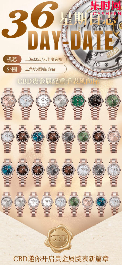 CBD劳力士日志36mm全家福 商品图0