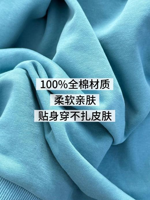 湖水蓝100%棉拉链外套 | 念叨了20年的湖水蓝，重回时尚圈。140斤以内可穿 商品图6