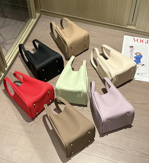 山下有松真皮菜篮子包双肩包手提包0831-4 商品图2