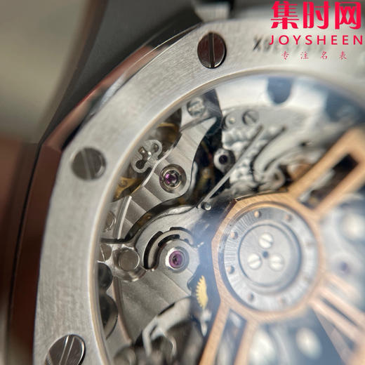 无卡度版本 OCTA爱彼皇家橡树系列26240ST OCTA26240 黑色盘 男士腕表 表径41mm 无卡度4401一体机 摆轮砝码 商品图8
