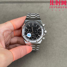 无卡度版本 OCTA爱彼皇家橡树系列26240ST OCTA26240 黑色盘 男士腕表 表径41mm 无卡度4401一体机 摆轮砝码
