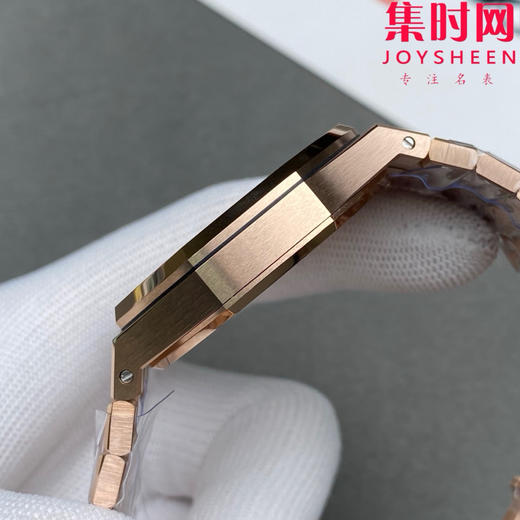 无卡度版本 OCTA爱彼皇家橡树15510系列——OCTA15510震撼上线 全玫金蓝盘 男士腕表 表径41mm 无卡度4302一体机 商品图4