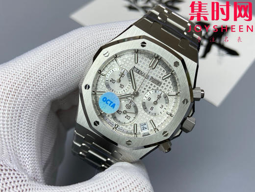 无卡度版本 OCTA爱彼皇家橡树系列26240ST OCTA26240 白盘 男士腕表 表径41mm 无卡度4401一体机 摆轮砝码 商品图2