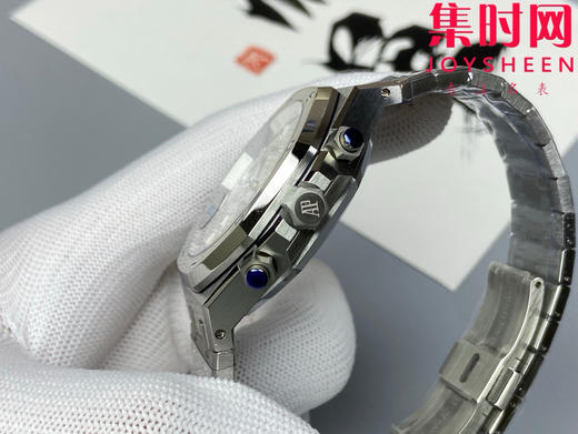 无卡度版本 OCTA爱彼皇家橡树系列26240ST OCTA26240 白盘 男士腕表 表径41mm 无卡度4401一体机 摆轮砝码 商品图6
