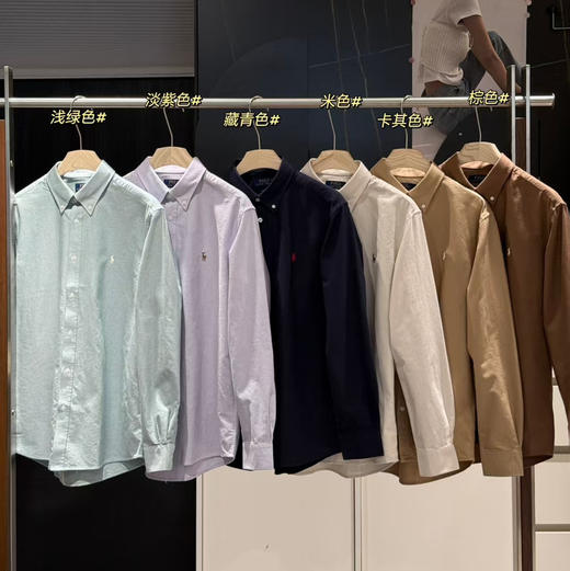 原单！RL男女同款牛津布衬衫衬衣092702 商品图1